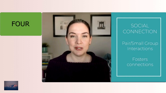 Social connection in virtual meetings